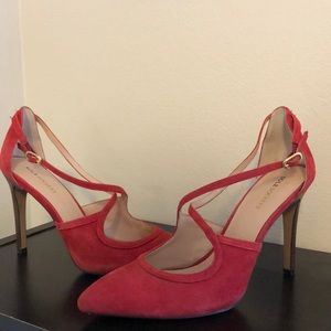 Sole Society Red Strappy Heel